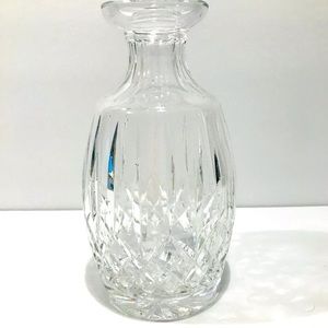 Vintage Bohemian Crystal Vase Czech Republic Heavy Glass 8”-4.5”